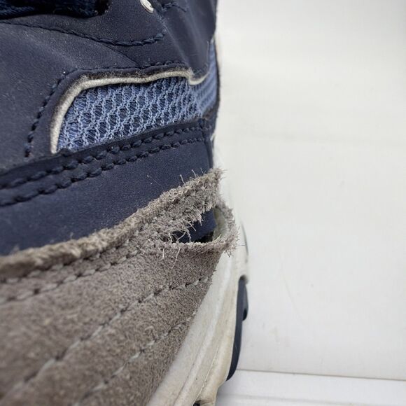 Skechers D’Lites Navy Blue Gray Shoes Sneakers 11947W Womens Size 11 Wide Damage - Picture 7 of 13